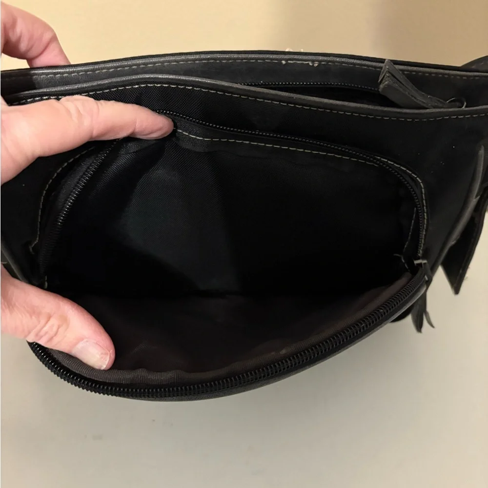 Esprit Black‎ and Gray Shoulder Bag